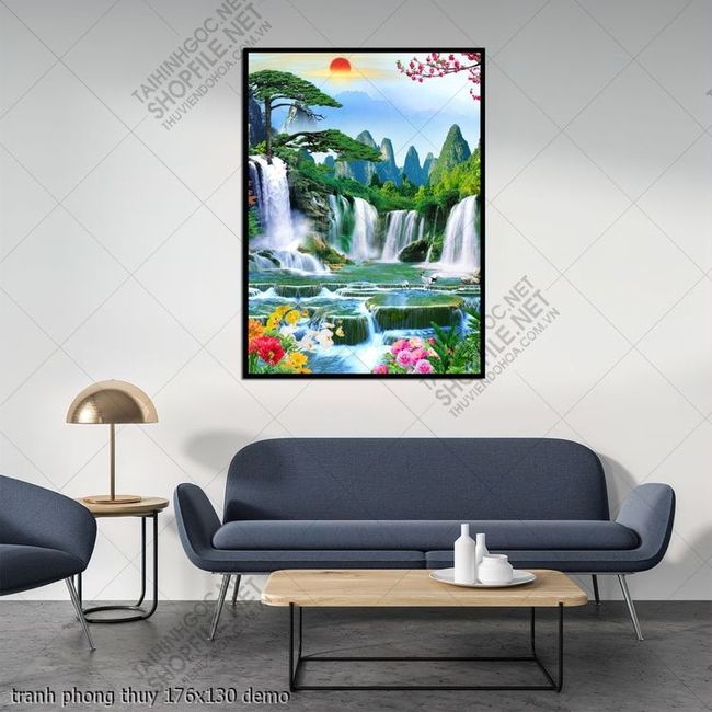 tranh phong thuy 176x130